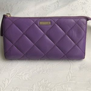 Kate Spade Lacey Gold Coast Quilted Leather Wallet